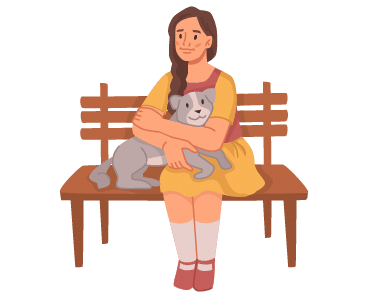 A girl holding a puppy in her arms, showing puppy socialization and care