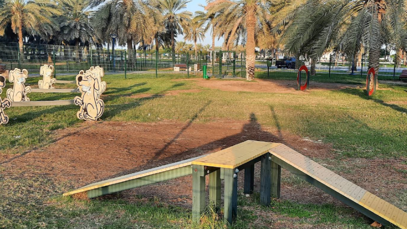Al Khubeirah dog park in abu dhabi