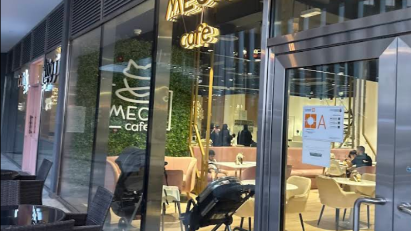Meow Cafe full view in abu dhabi