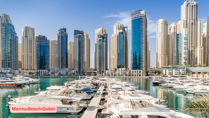 dubai marina beach