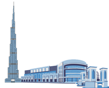 dubia burj khalifa and dubai investment park