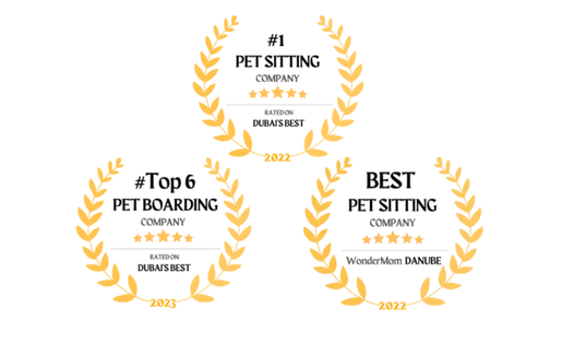 No.1 pet sitting, top 6 pet boarding, and best pet sitting company awards