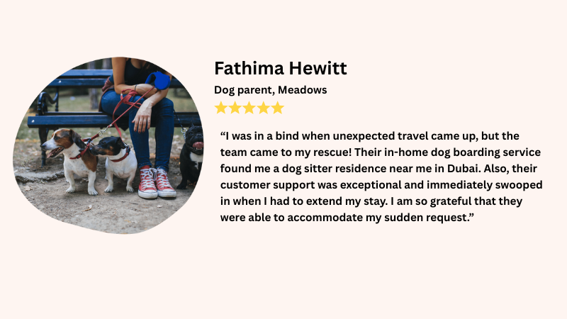 Customer Fathima Haweit gave a 5-star review, explaining her positive experience.