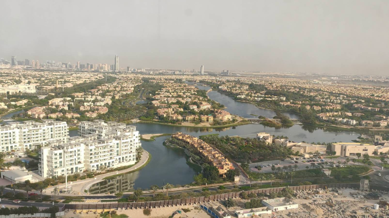 jumeirah islands dubai full eye view