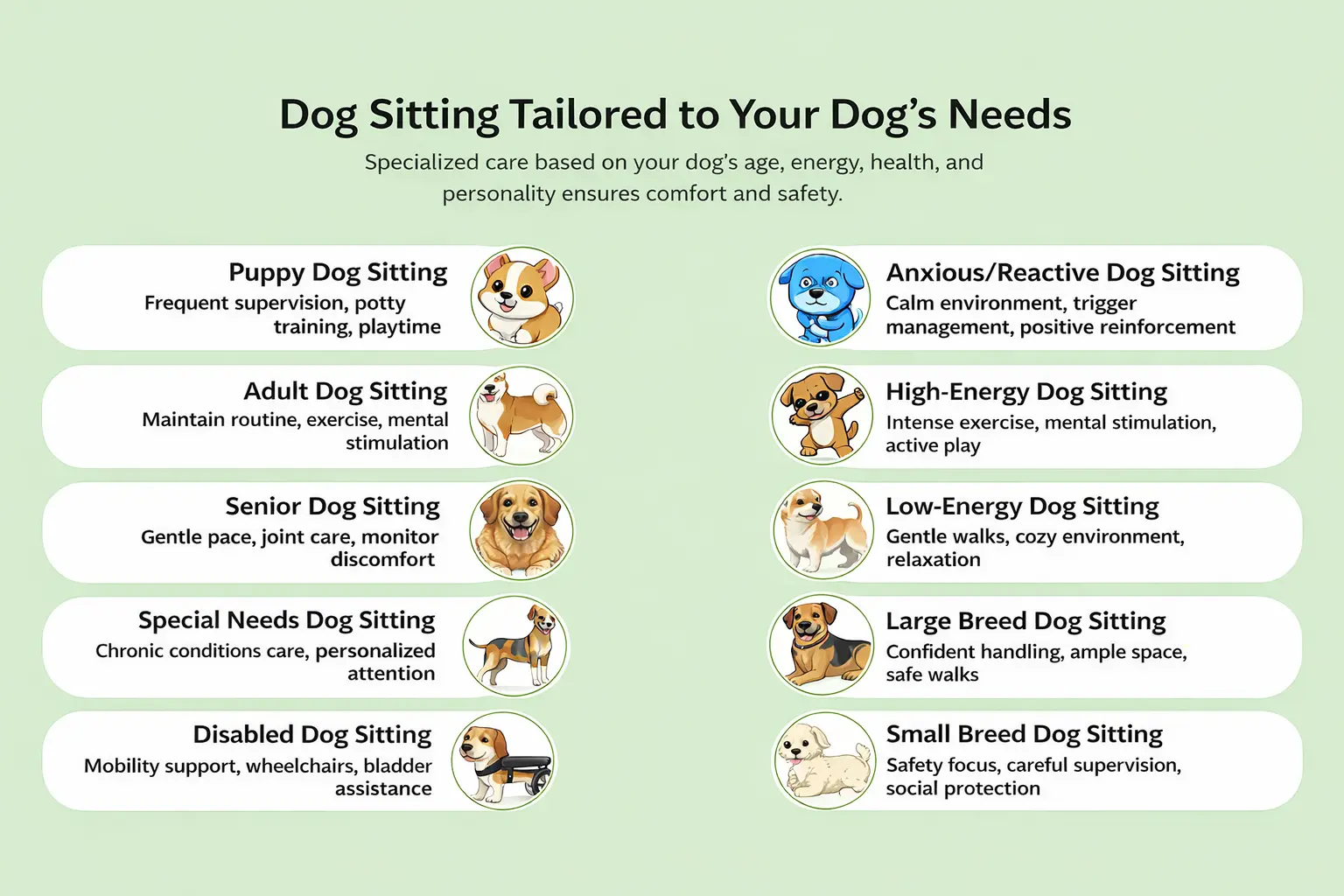 10-step guide to tailored dog sitting care