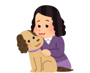 dog and girl enjoying together
