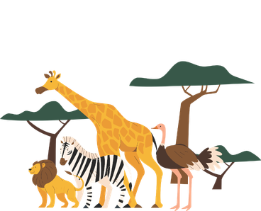 some animals at The Zoo Wildlife Park Umm Al Quwain