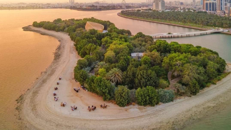 Al Noor Island full aerial view