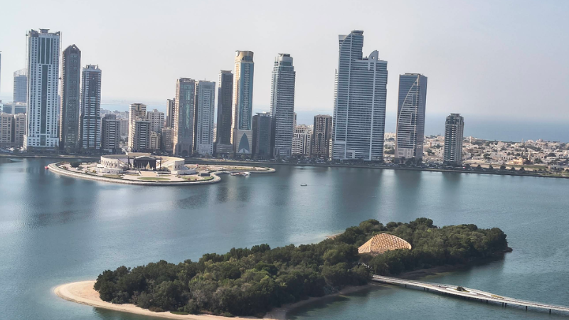 Al Noor Island full island view from above