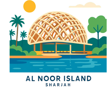 Al Noor Island full view art illustration