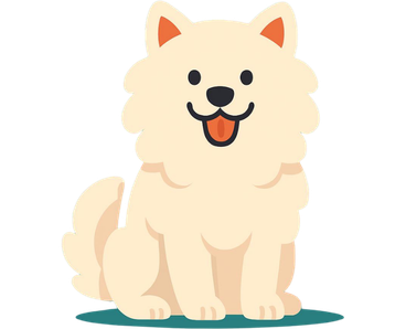 Fluffy Dog setting a place